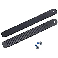 Mangobuy 1 par de Correas de sujeción para Tabla de Snowboard (22 cm)- Color Negro